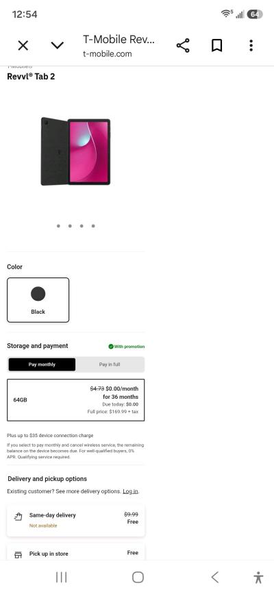 Samsung tmobile tablet 10 inches 64 GB - Thumbnail 4