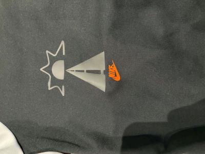 Nike Mens Black  Orange FullZip Jacket with Smile Print - Thumbnail 5