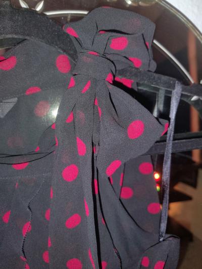 Black blouse with red pocka dots - Thumbnail 5
