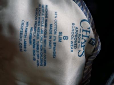 A Nice Blue Pair of Chaps Pants size 8 - Thumbnail 3