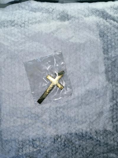 cross gold tone necklace - Thumbnail 12