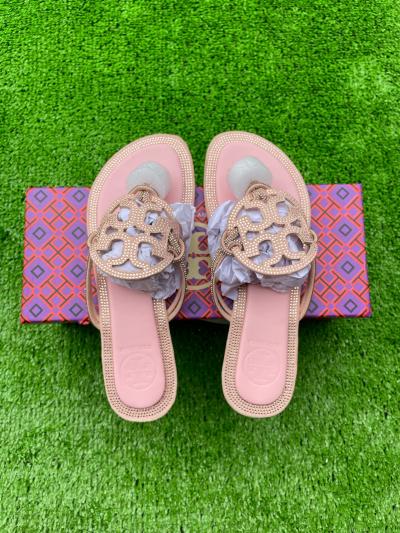 Tory Burch Miller Studded Thong Sandals  Silver - Thumbnail 5