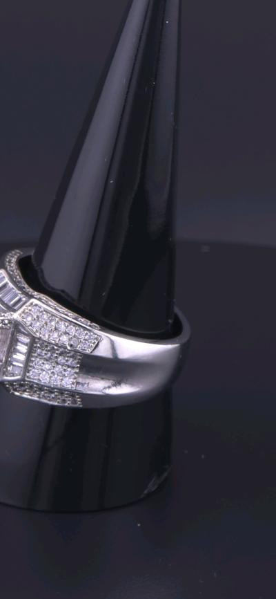 luxurious Ring For Men Silver or Gold Tone 14 k gold plated - Thumbnail 11