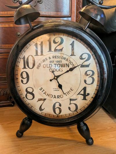 Vintage old town clock