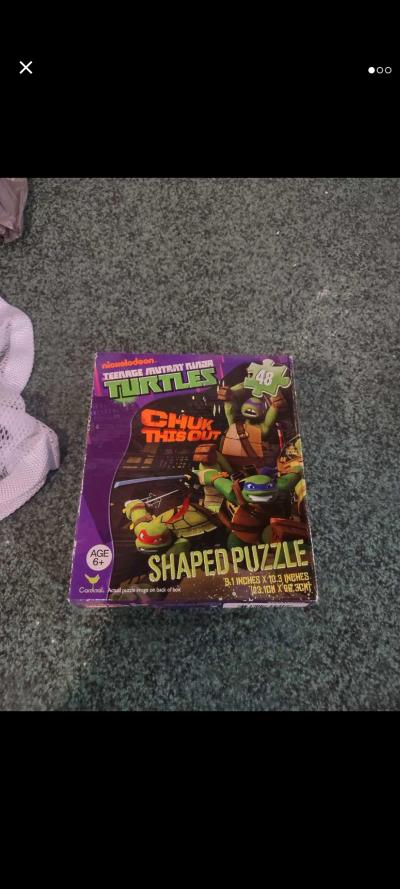 New Teenage Mutant Ninja Turtles Chuck This Out Puzzle Set