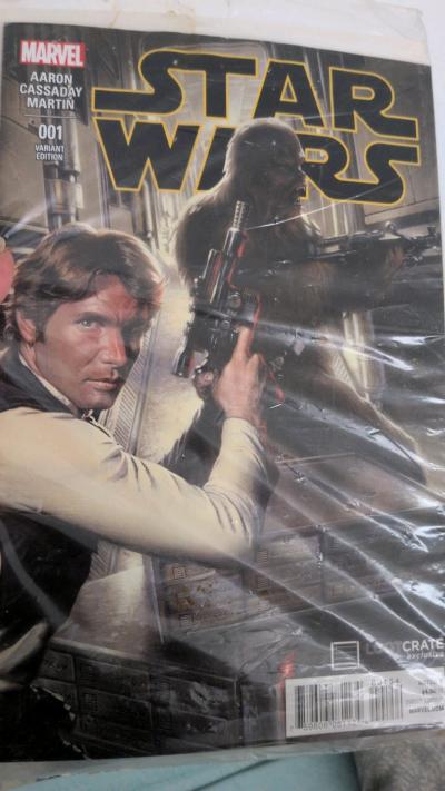 Marvel Star Wars 001 Lootcrate Exclusive Variant Cover Han S