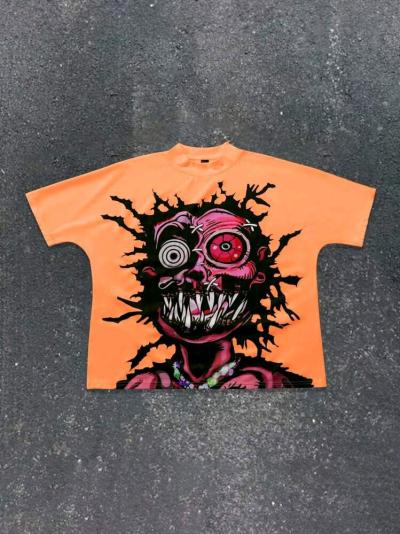 cool alien graphic streetwear tshirt