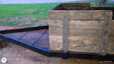 Single Axle Utility Trailer with Removable Sides