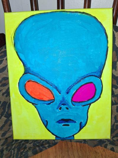 blue alien