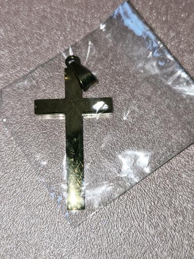 cross gold tone necklace - Thumbnail 8