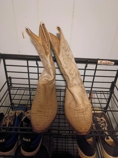 Snake Skin Cowboy Boots size 12