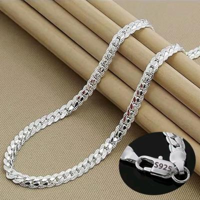 collar  estilo cubano  bao de plata sello 925 - Thumbnail 2