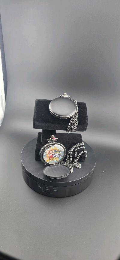 one piece Pocket watch black unisex - Thumbnail 9