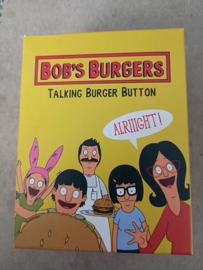 Bobs Burgers Talking Burger Button