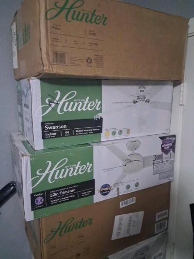 36 new Hunter Ceiling Fans read description - Thumbnail 2