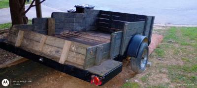 Single Axle Utility Trailer with Removable Sides - Thumbnail 3