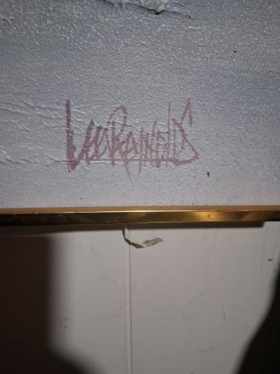 LEE REYNOLDS SIGNED OIL PAINTING - Thumbnail 2