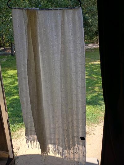 A Very Nice and Sexy Womans White Long Scarf