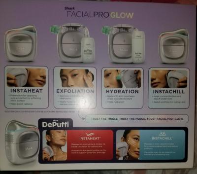 shark pro glow personal at home facial system