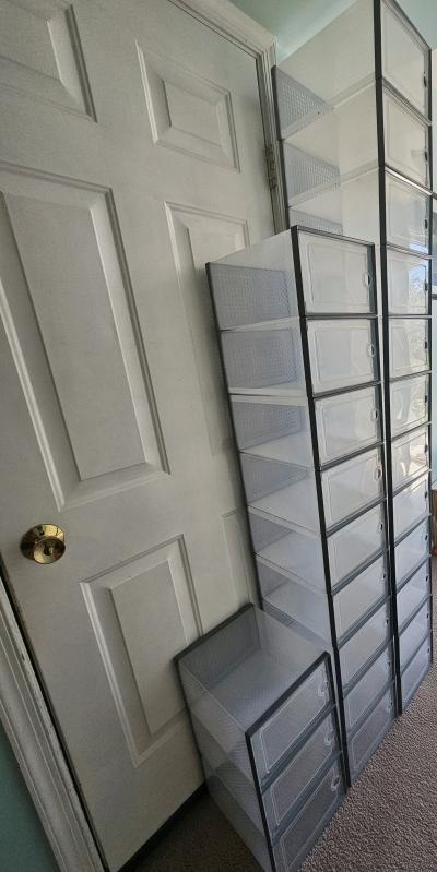Kuject Stackable Clear Plastic Shoe Storage Boxes - Thumbnail 6