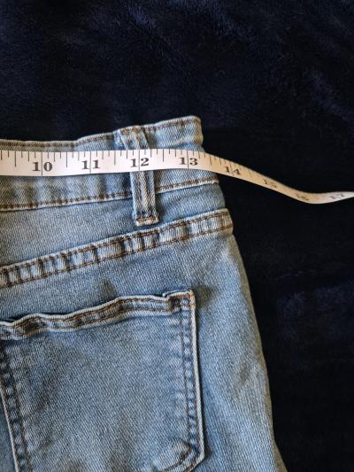 womens Light blue cargo skinny jeans - Thumbnail 7