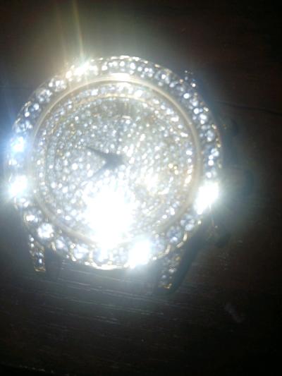 NIP Bling Master Moissanite Hip Hop Fashion WatchesNO BAND N - Thumbnail 2