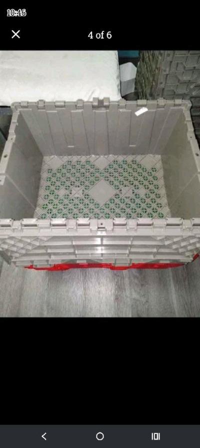 storage bin stackable crates multi purpose use - Thumbnail 9