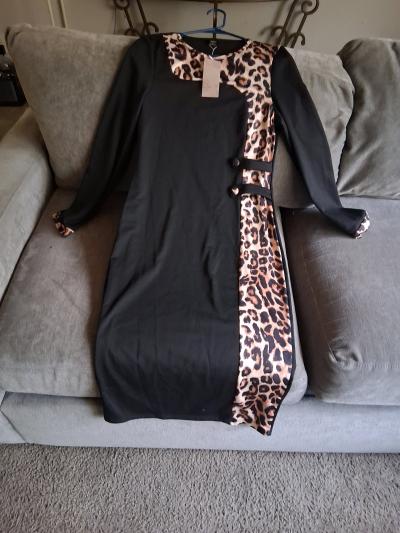 Brand New Emory Rose XL Leapord Print Dress