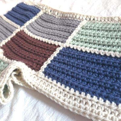 Handmade Crochet Patchwork Micro Shorts Womens Size Small - Thumbnail 2