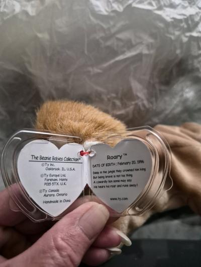 Rare Beanie Baby Roary on hang tag - Thumbnail 7