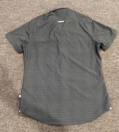 7 Diamonds 4 Way Stretch Shirt Mens S Highway Star AOP Geome - Thumbnail 4