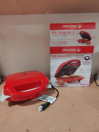 Holstein Housewares Electric Pie Maker  2 Pie Nonstick Baker - Thumbnail 2