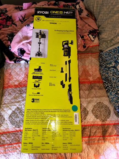 RYOBI 18V ADVANCED CORDLESS STICK VACCUUM KIT - Thumbnail 4