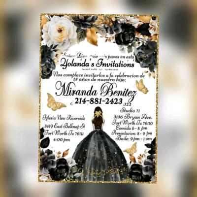 invitaciones para quinceaera o bodas o cualquier evento - Thumbnail 6