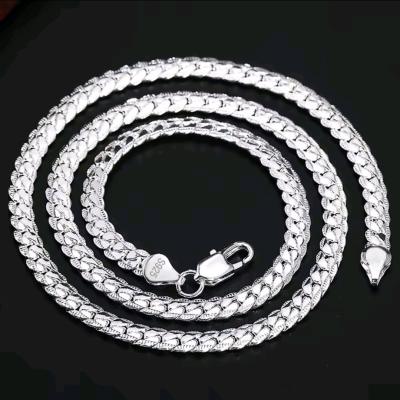 collar  estilo cubano  bao de plata sello 925 - Thumbnail 5