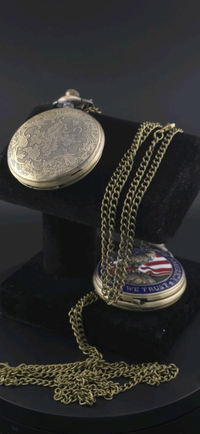 Usa In god we trust pocket watch - Thumbnail 3
