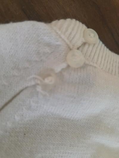 Vintage A Little Angel Soft Knit Baby Outfit 03 months R1 - Thumbnail 5