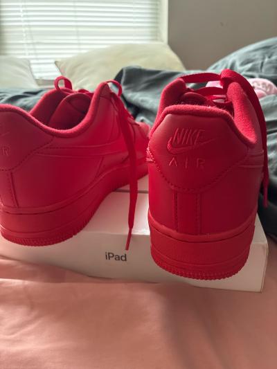 MEN 8 poit 5 usd Red Nike Air Foce 1 - Thumbnail 2