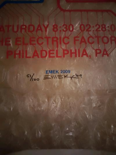 Thievery Corp 2009 Emek plexiglass print - Thumbnail 3