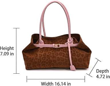 leopard print totebags - Thumbnail 4