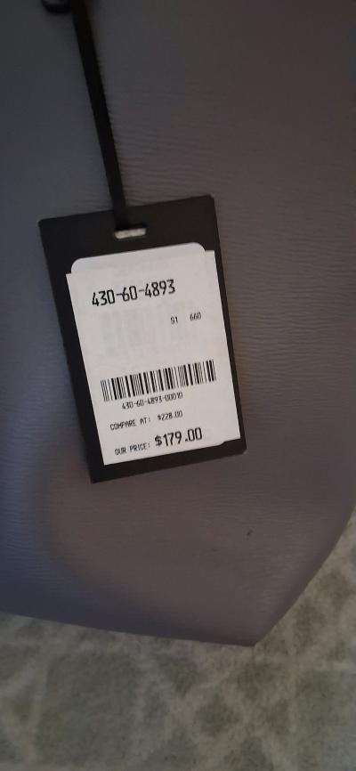 NEW DKNY LEATHER SHOULDER TOTE BAG - Thumbnail 9
