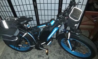 Combo 9 Speed Ebike Fat Tire Mountain Bike