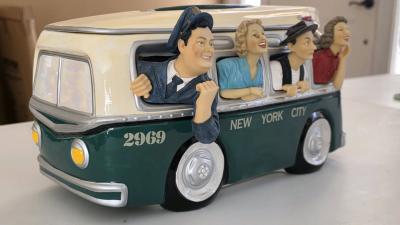 The Honeymooners Cookie Jar TV Show NYC Bus