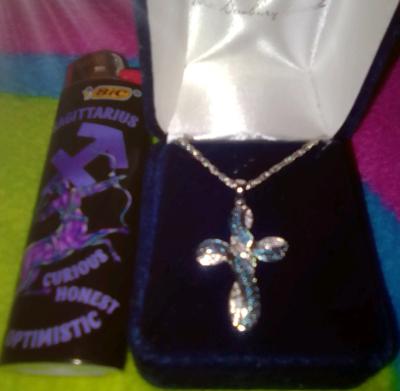 silver sapphire and diamond necklace