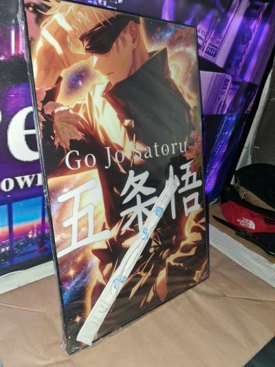 Gojo Satoru 11x17 Framed and Unframed shipping Facebook Ebay - Thumbnail 3