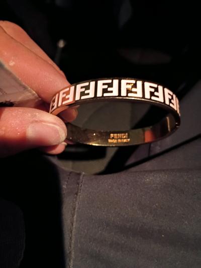 Fendi Forever Bracelet Gold tone bangle bracelet - Thumbnail 2