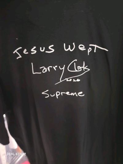 Supreme x Larry Clark With Love Tee Black L New - Thumbnail 4
