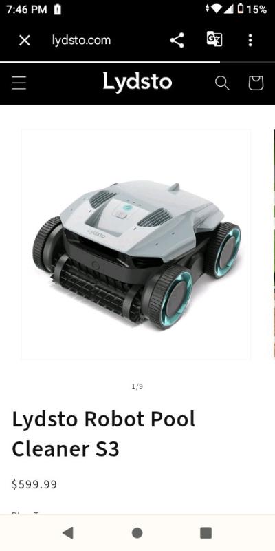 open box robot pool cleaner