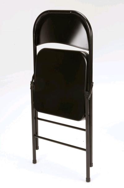 Black Steel Chair - Thumbnail 3