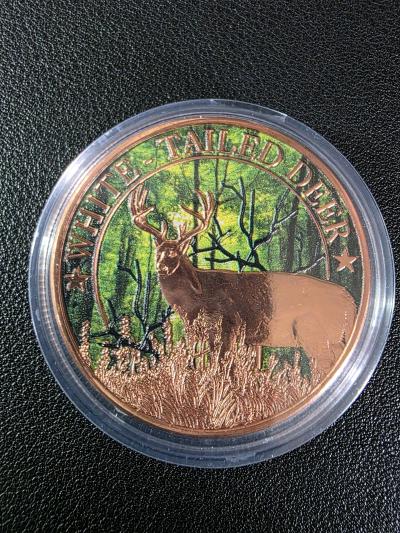 1 Oz Colorized Copper Round 999 fine copper - Thumbnail 2
